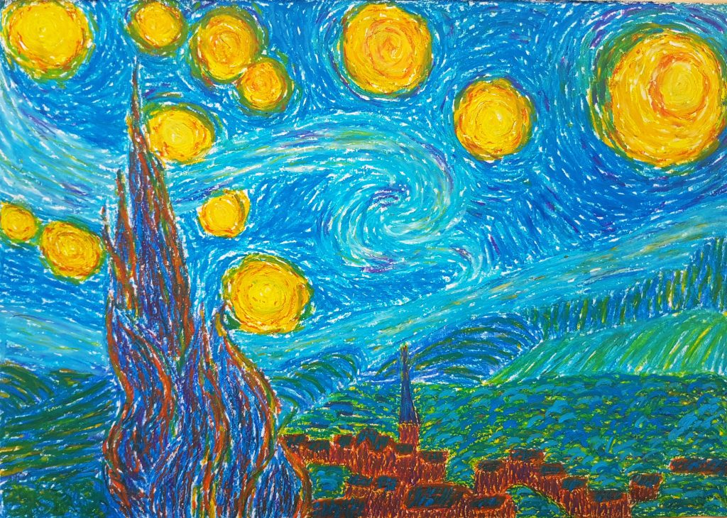 Malen wie Van Gogh – Tulla-Realschule Karlsruhe